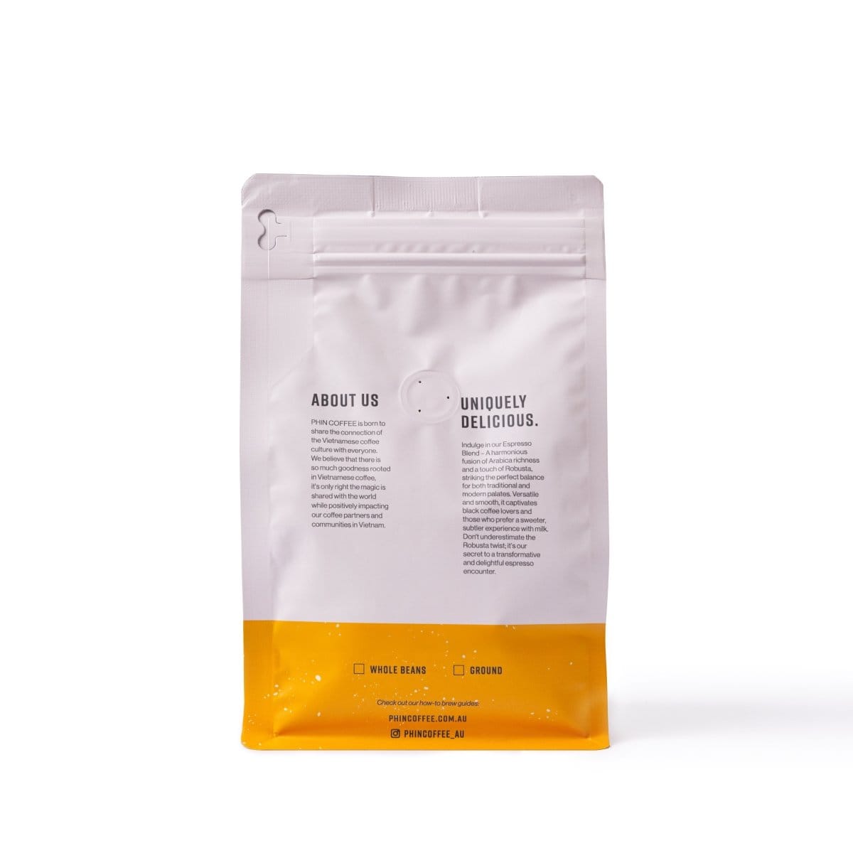 Phin Coffee Espresso Blend - Strong Italian Coffee